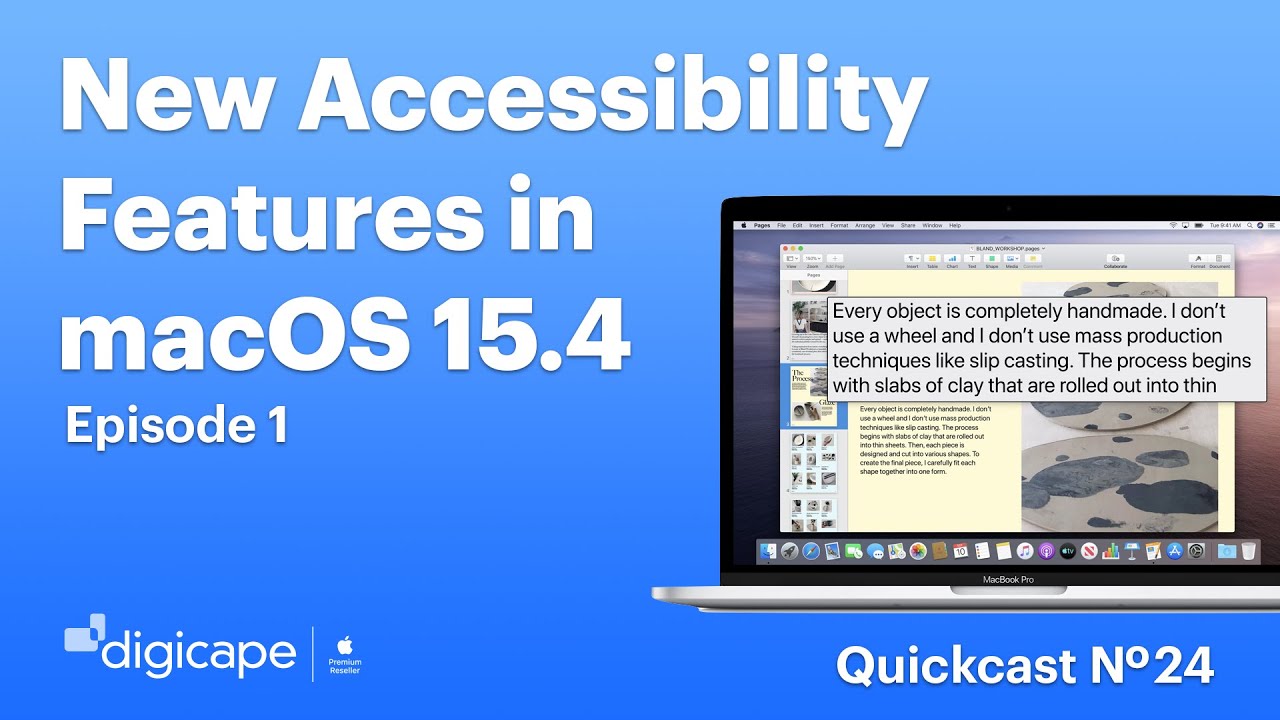 Quickcast 024 New Accessibility Features In Macos Catalina Youtube Quickcast 024 New Accessibility Features In Macos Catalina Youtube