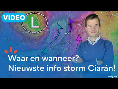 Storm Ciarn op weg naar de Benelux! Ontdek timing en locatie!