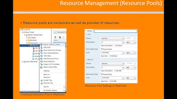 VMware vSphere DataCenter Series - Resource Management using Resource Pools