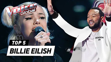 The best BILLIE EILISH Blind Auditions on The Voice