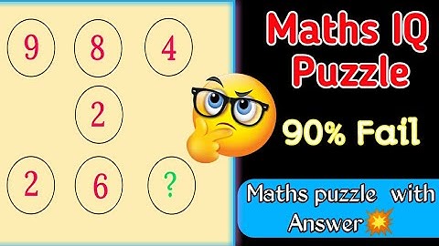 Maths Logical puzzle // Maths puzzle with Answer //14//#logicalreasoning #iqtest #mathspuzzles