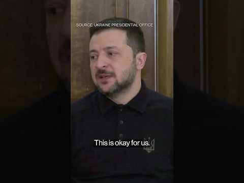 Zelenskiy is ready to discuss plans with US allies, then #russia #politics #shorts