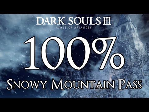 Wideo: Dark Souls 3: Ashes Of Ariandel - Ognisko W Snowy Mountain Pass I Zwiedzanie Snowy Mountain Pass