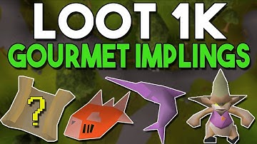 Loot from 1000 Gourmet Impling Jars! Is Farming Easy Clue Scrolls Profitable? [OSRS]