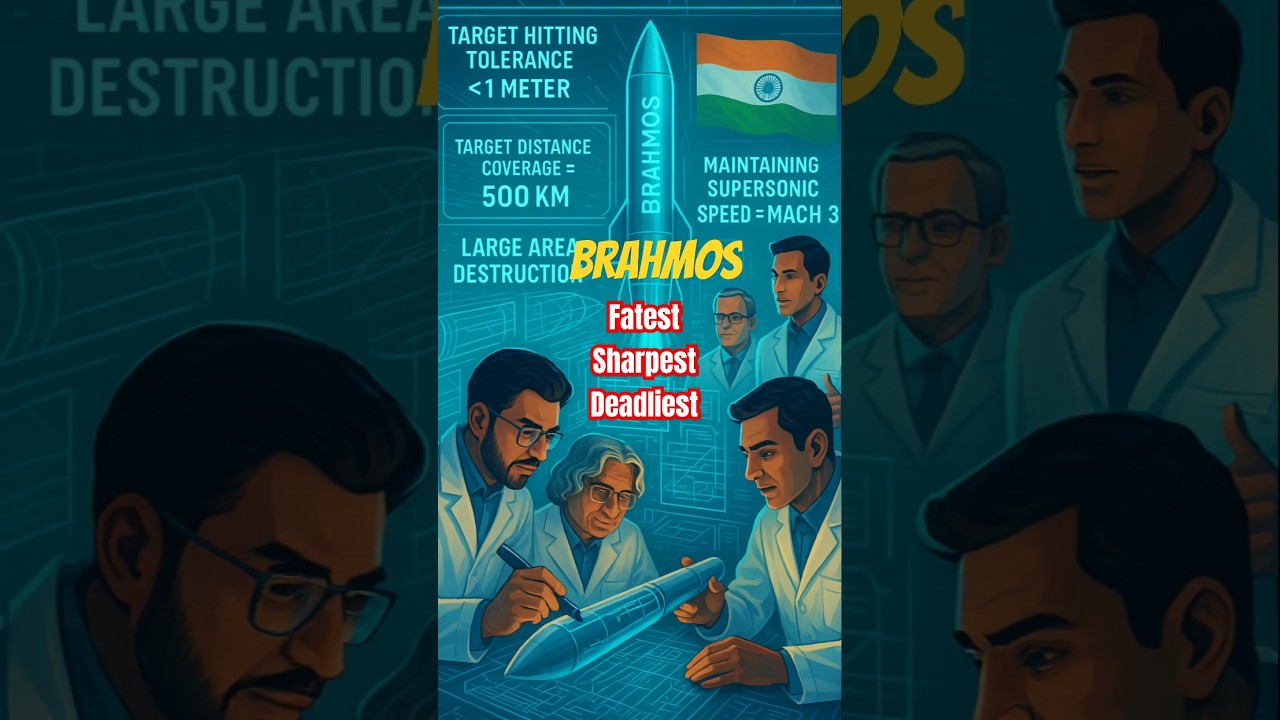 BRAHMOS Missile EXPLAINED: India's Supersonic Game-Changer | Pakistan Ka Khatra?
