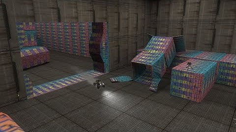 Putting moving scenery to good use in multiplayer maps