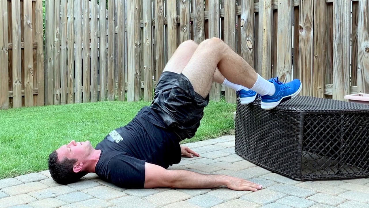 Feet Elevated Glute Bridge with Pause YouTube