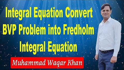 How to convert basic value problem into Fredholm integral equation