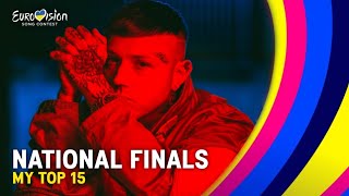 National Finals: My Top 15 (NEW: 🇩🇪🇮🇸🇨🇿🇸🇪🇷🇸🇮🇹🇵🇱) l Eurovision 2023