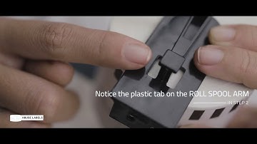 Installing Roll into the Brother Printer