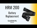 HRM 200 | Battery Replacement | Garmin Support