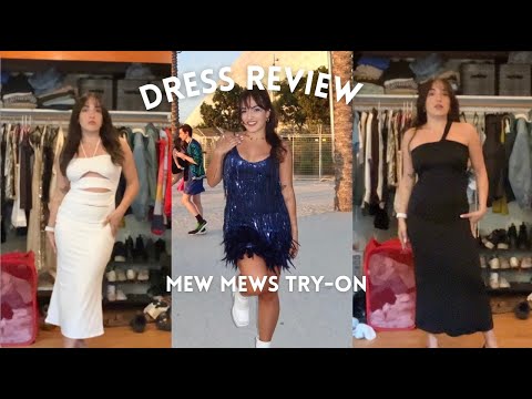 mew mews | dress try-on and haul