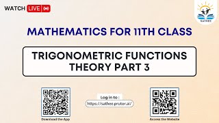 Mathematics Class 11th | Trigonometric Functions Theory Part 3