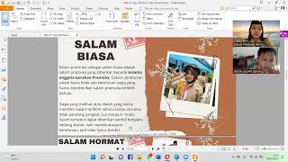 Pertemuan Kedua Kegiatan Bimbingan Pramuka