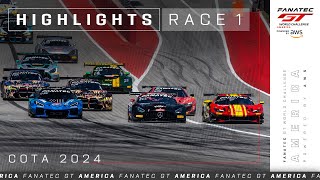 Extended Highlights | Circuit of The Americas Race 1 | Fanatec GT World Challenge America 2024