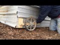 CHICKEN PROJECT: Putting Wheels on Chicken Tractor