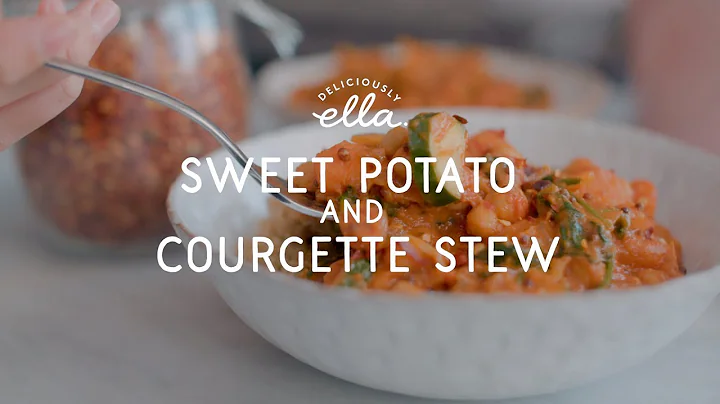 Sweet Potato & Courgette Stew | Vegan | Deliciousl...