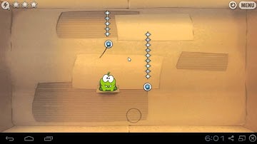 Cut the Rope Level 20 Walkthrough