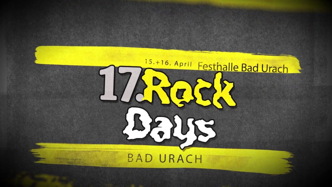 Die Rock Days 2016 - Der Kinotrailer - Festhalle Bad Urach
