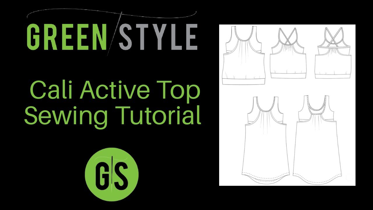 Greenstyle Cali Active Top Sewing Tutorial