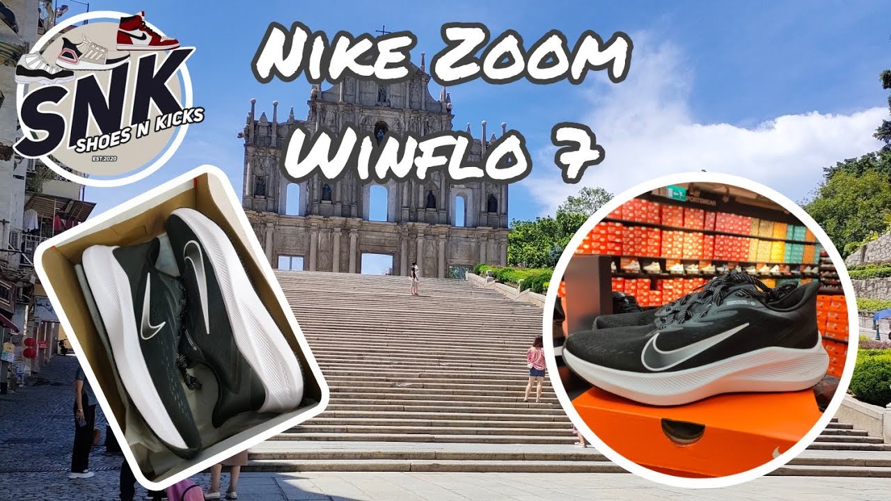 Nike Zoom Winiflo 7 runningshoes codecj0291005 anthracite 