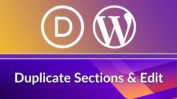 Divi Theme Tutorial: How To Duplicate Sections and Edit Them Easily!