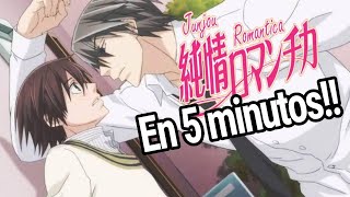 JUNJOU ROMANTICA EN 5 MINUTOS!! | Resumiendo la primera temporada | Usami & Misushiku