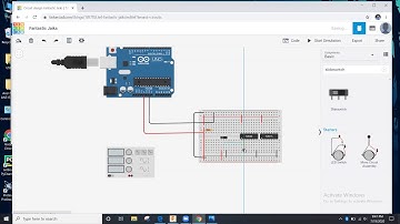 Simulating T flip flop by using a D flip flop and an XOR gate in tinkercad