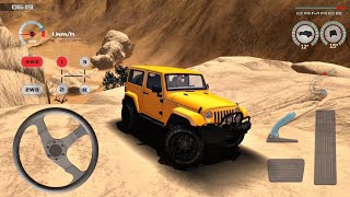 Jeep 4X4 SUV Impossible OffRoad Driving - Desert OffRoad Simulator - Android Gameplay screenshot 3