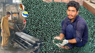 : Glass Scrap Recycling Process to Make Glass Marble Balls | Crystal Balls Manufacturing