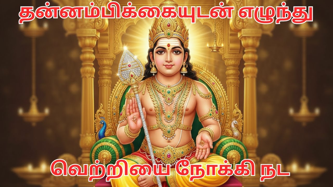 தன்னம்பிக்கையுடன் எழுந்து வெற்றியை நோக்கி நட#murugan