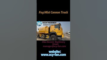 What Makes Fog Cannon Trucks Ideal for Large Area Dust Suppression?