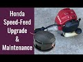 Honda String Trimmer Speed-Feed Upgrade and Oil Change