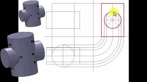 31. Interpenetration of Solids_Problem 2_Horizontal Cylinder vs Vertical