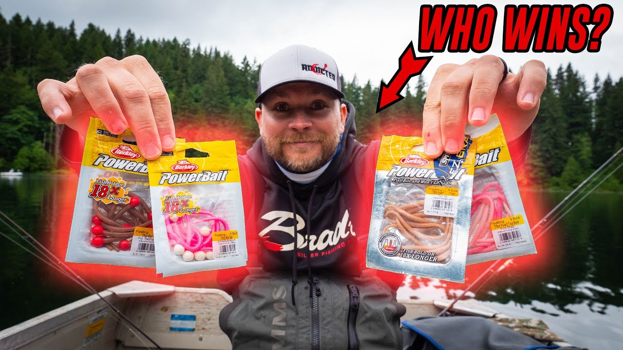 Berkley Mouse Tails VS Power Worms TROUT FISHING Challenge! 