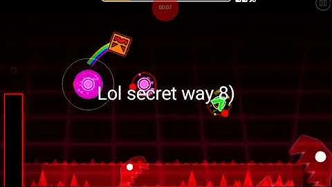 the challenge secret way | Geometry dash