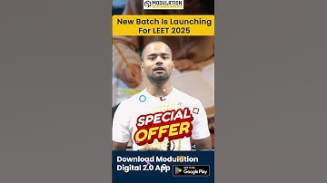 New Batch is Launching For IPU DTU CUET LEET 2025 Students | #leetcoaching #leet #2025