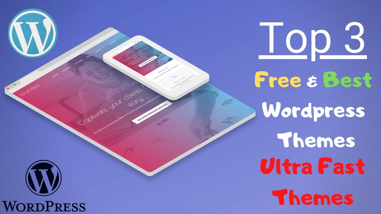 Top 3 Free and Best Wordpress Themes in 2020| Ultra Fast, SEO Friendly ...