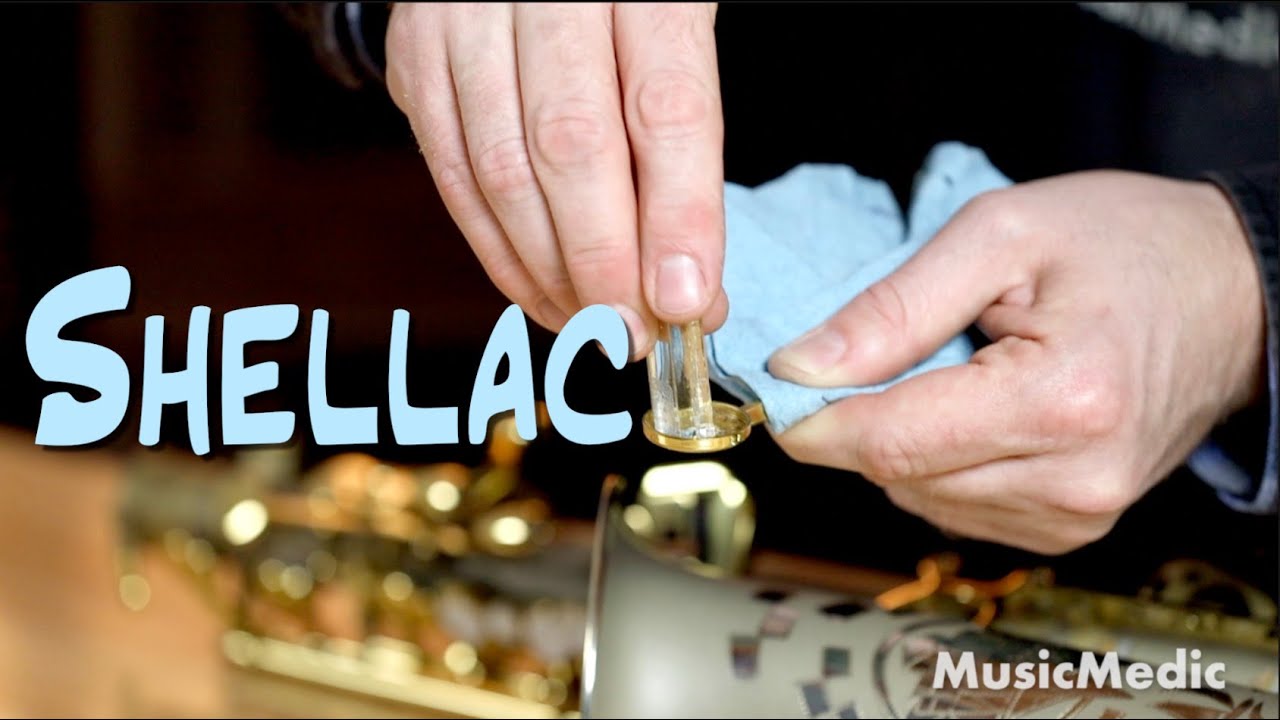 Clarinet, Saxophone Shellac Flakes, Pad Glue 1oz Package!