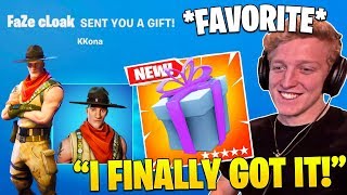 TFUE *GOES CRAZY* When GIFTED SKIN HE ALWAYS WANTED! (Fortnite Moments)