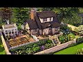 Gardener&#39;s Dream Home | The Sims 4 Greenhouse Haven Kit Speed Build