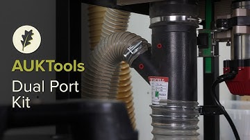 AUKTools Dust Extraction Control Dual Port Kit