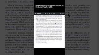 Best Practices and Lessons Learned on Synthetic Data for Language Models #ai #machinelearning #genai