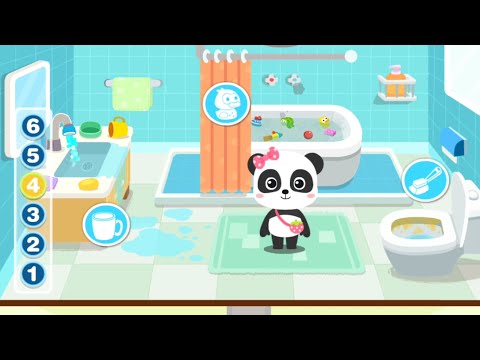 Budaya Bersih Bersih/Baby Bus/ Baby bash/Android Game Play #Game Anak- Anak