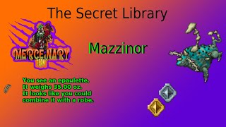 Tibia Boss Mazzinor The Secret Library Quest