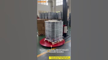 Pallet Pre-stretch Film Wrapping Machine Model BD-1520R #palletwrappingmachine  #machine