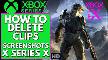 Xbox Series X - How To Delete Clips or Screenshots from Xbox Series X | Remove Clips