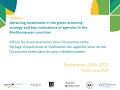 Attracting investment in the green economy strategy of agencies in the mediterranean countries