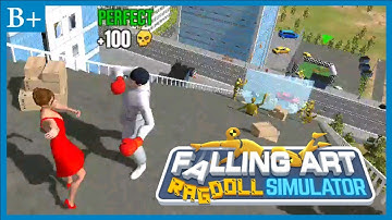 Falling Art Ragdoll Simulator ‼️ Gameplay Lv.1-2