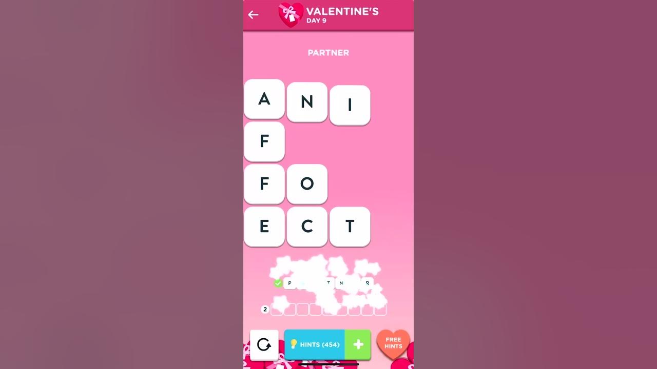 Wordbrain 2 Valentines Event (Day 9) Wordbrain 2 Answers YouTube